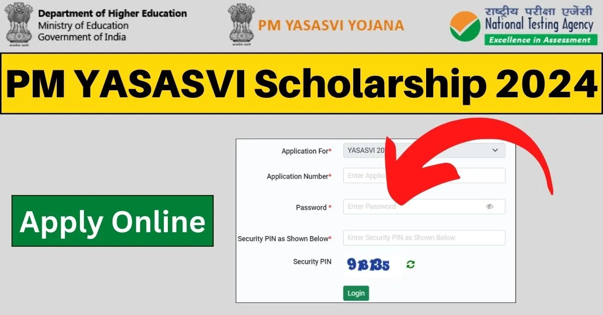 PM YASASVI Scholarship 2024 Apply Online