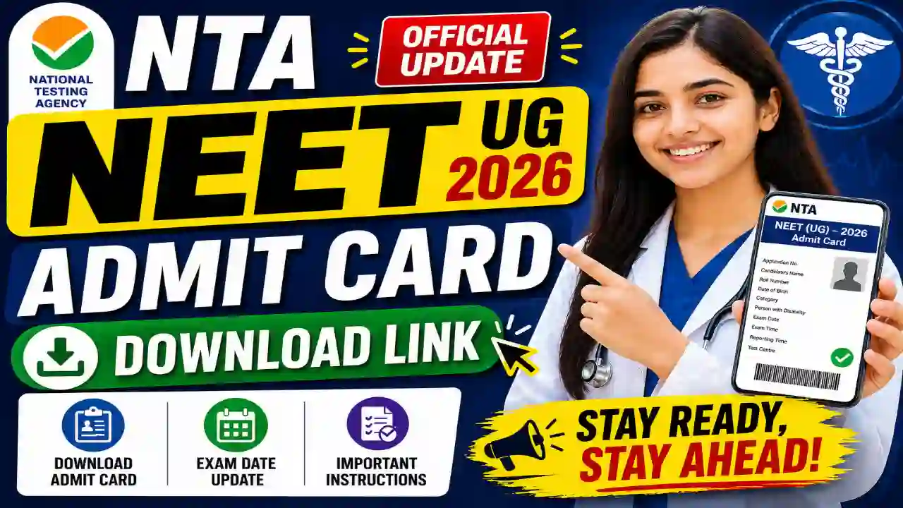 NTA NEET UG 2026 Admit Card