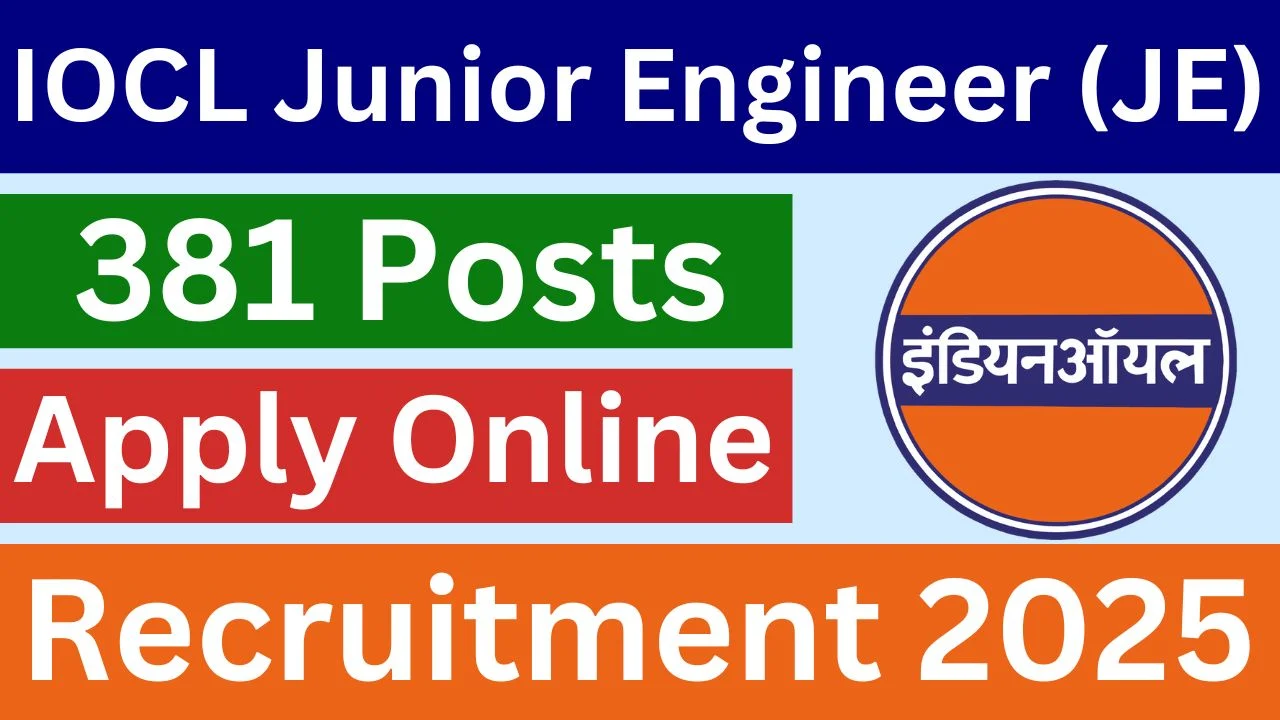 IOCL JE Recruitment