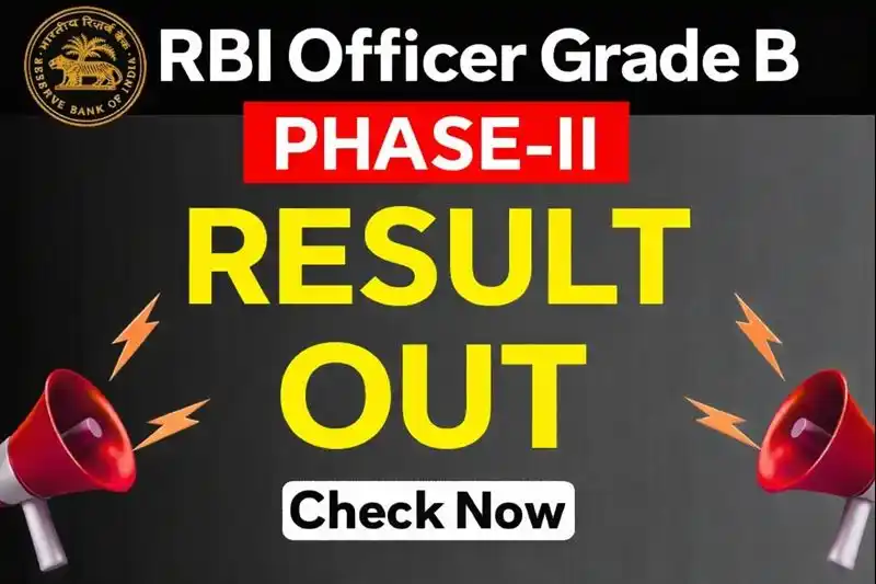 RBI Officer Grade B Result 2026 Phase-II