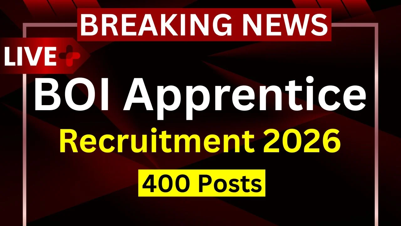 Bank of India Apprentice Recruitment