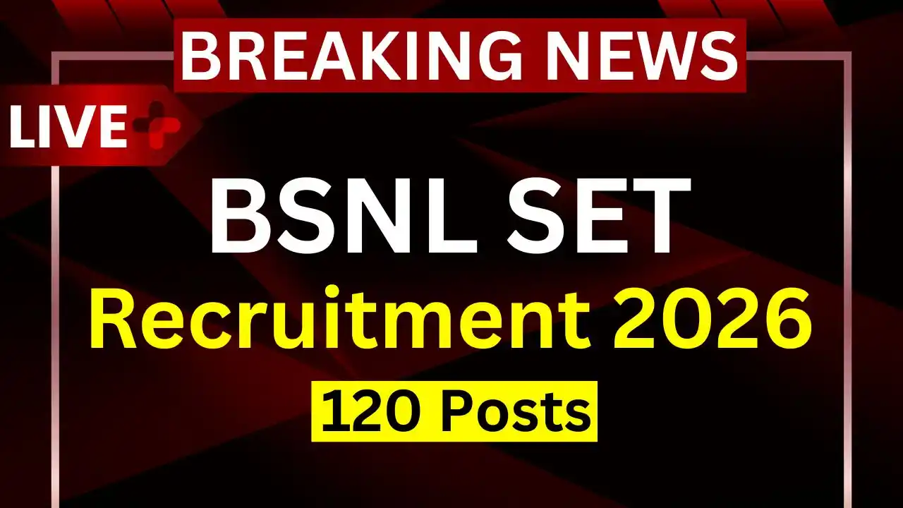 BSNL Senior Executive Trainee SET Recruitment 2026