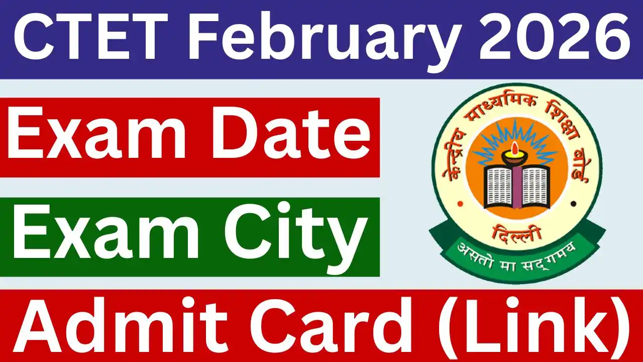 CTET February 2026 Admit Card