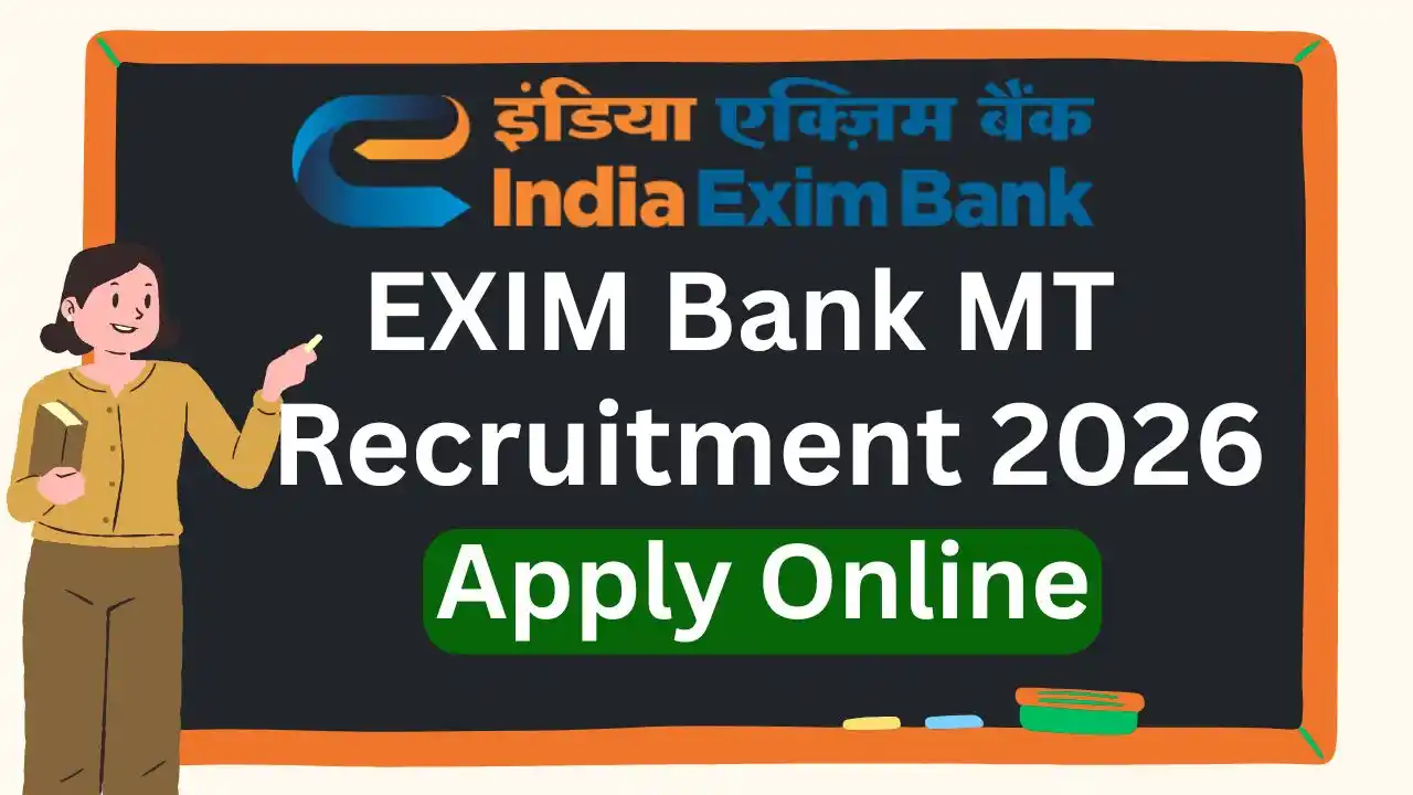 EXIM Bank Management Trainee Recruitment