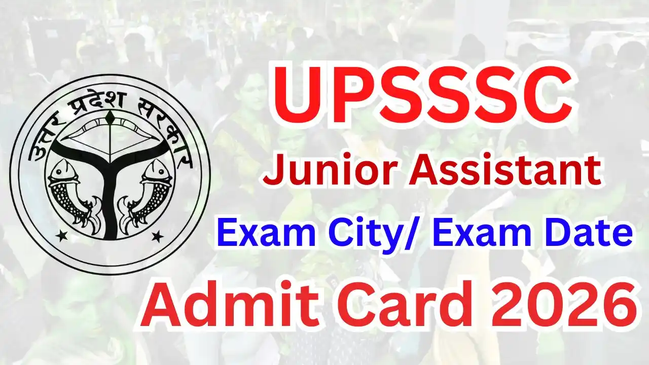 UPSSSC Junior Assistant Admit Card