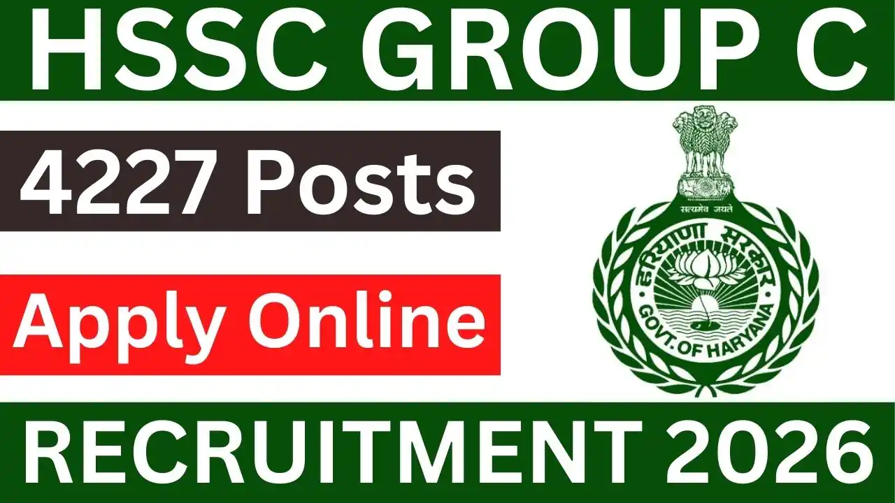 Haryana HSSC Group C Recruitment 2026