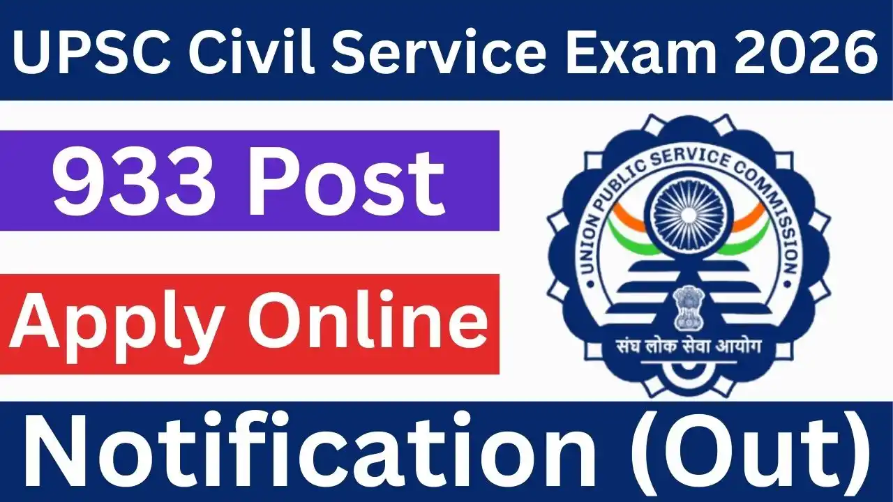 UPSC Civil Service Exam 2026 Online Form