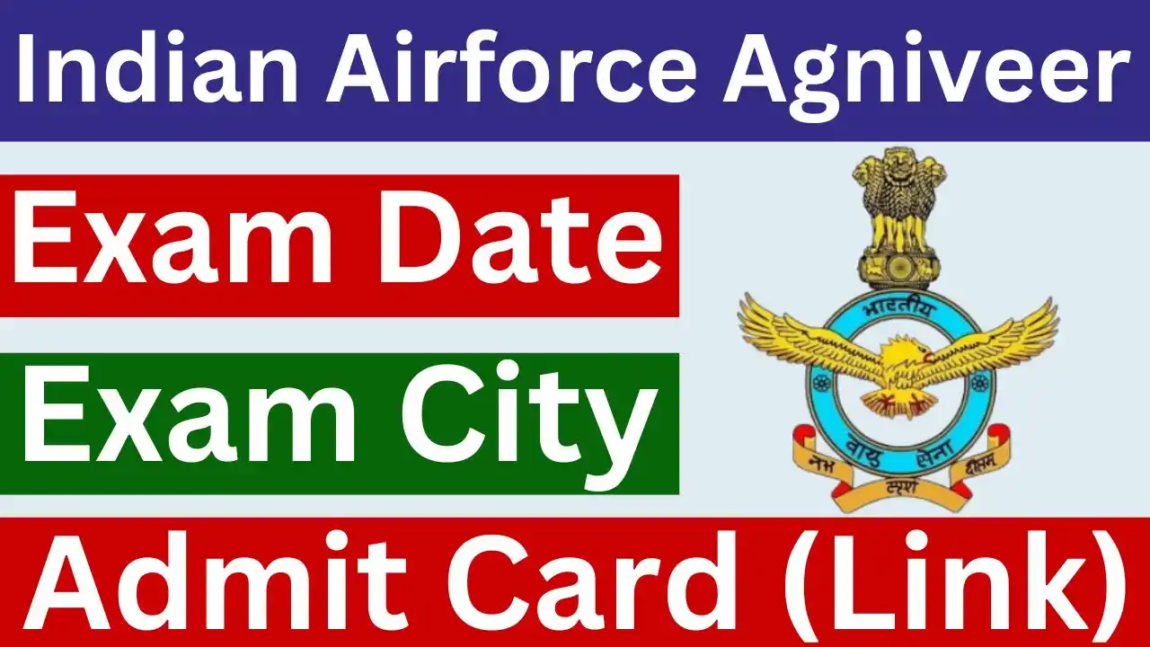 Indian Airforce Agniveer Vayu Intake 012027 Admit Card 2026