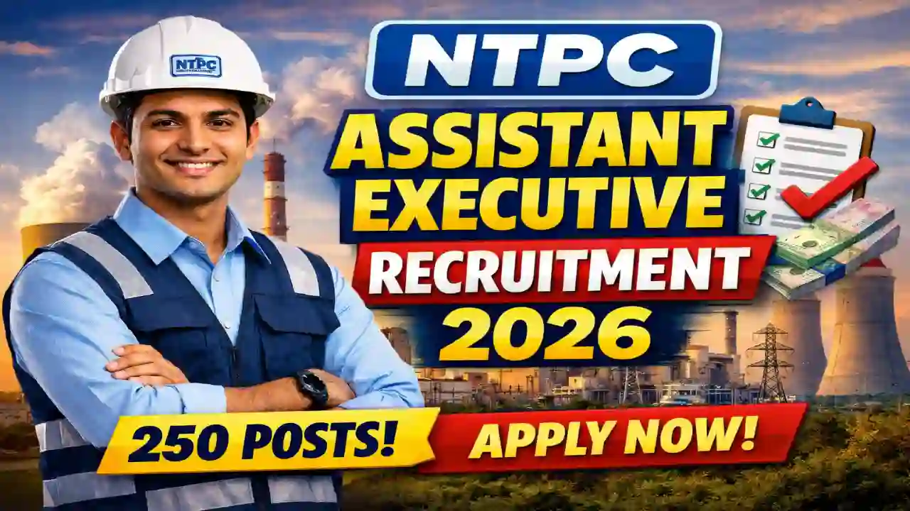NTPC Assistant Executive Recruitment 2026