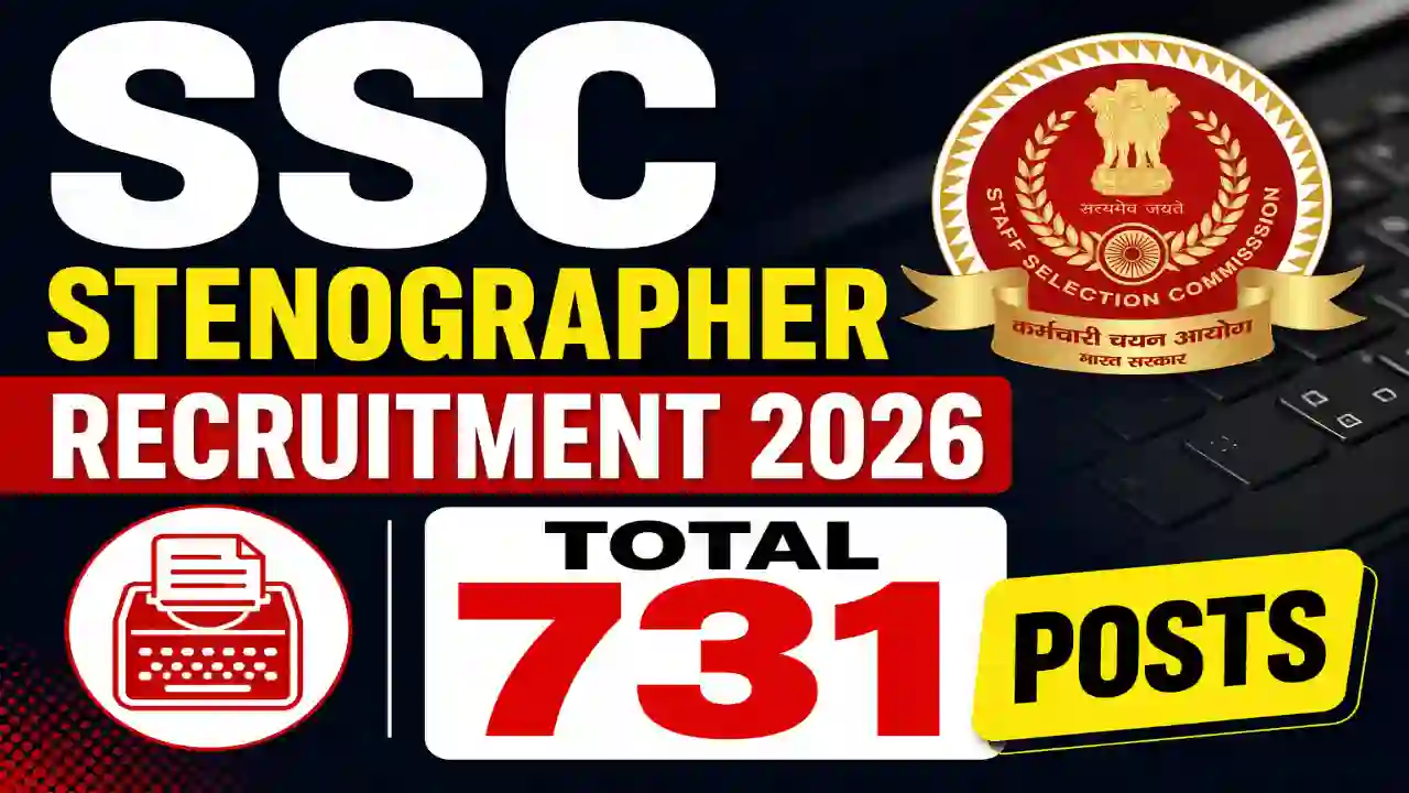 SSC Stenographer Recruitment 2026