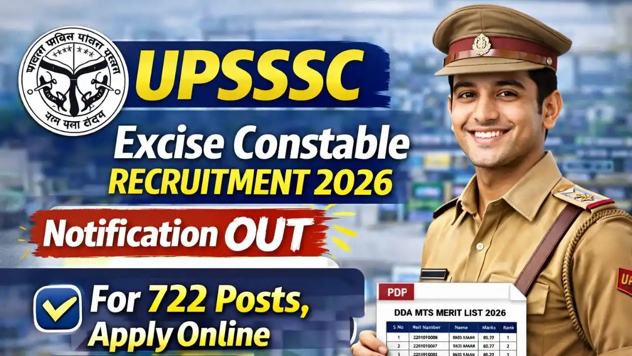 UPSSSC Excise Constable Recruitment 2026