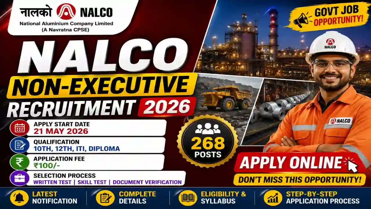 NALCO Non-Executive Recruitment 2026