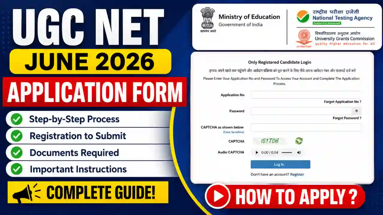 UGC NET June 2026 Application Form
