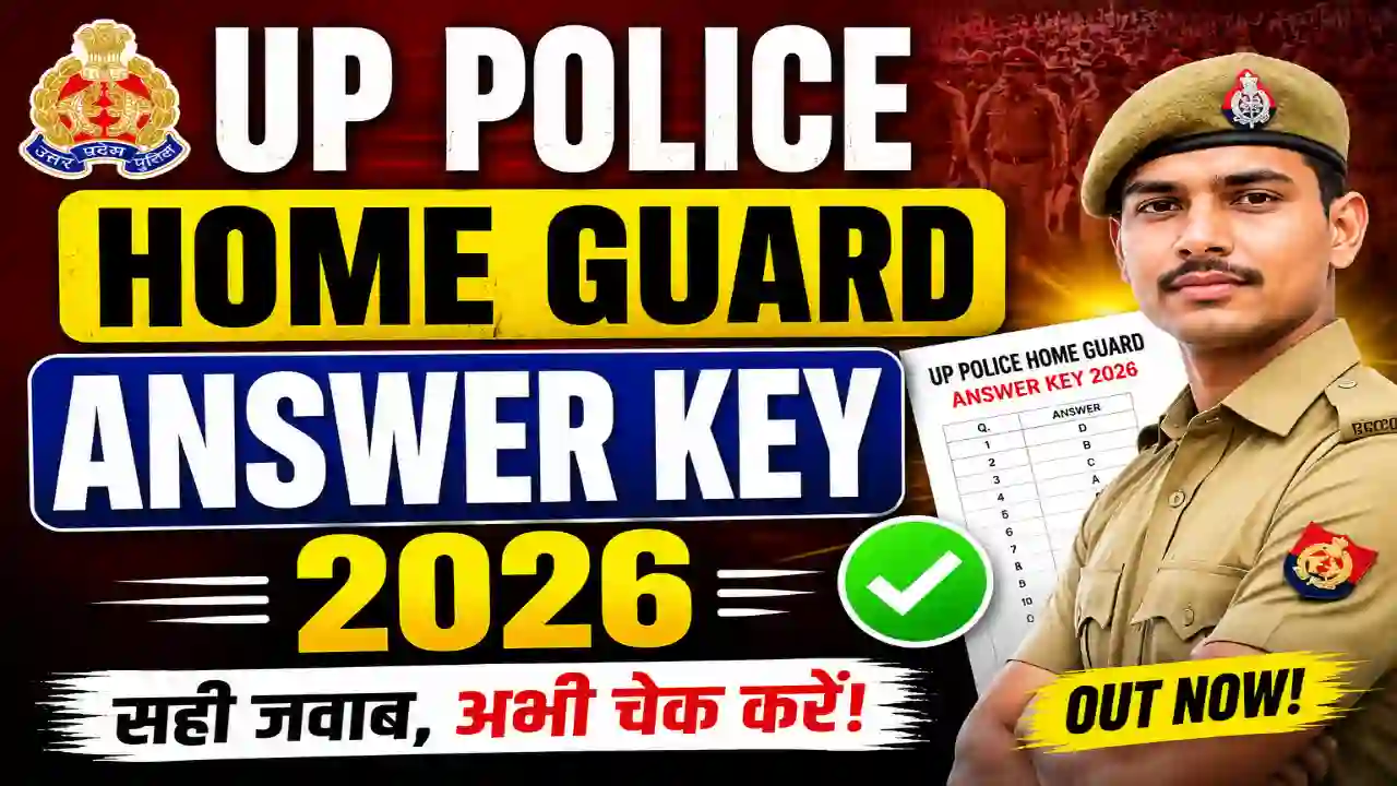UP Police Home Guard Answer Key 2026